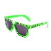 Fashion Sunglasses Action Game Toys Square Glasses(Green)