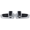 2 PCS Intelligent Induction HD Projection Car Door Welcome Lamp Display Logo for Ford(Silver)