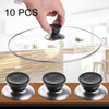 10 PCS Kitchen Universal Replaceable Pot Cover Handle Circular Plastic Knob