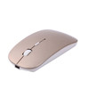 MC-008 Bluetooth 3.0 Battery Charging Wireless Mouse for Laptops and Android System Mobile Phone (Gold)
