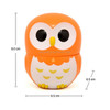 Owl Shape 60 Minutes Mechanical Kitchen Cooking Count Down Alarm Timer Home Decorating Gadget, Random Color Delivery