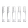 5 PCS Portable Airless Vacuum Pump Bottle Fine Mist Perfume Spray Bottle, 10ml