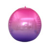 Holiday Party Wedding Decoration 4D Colorful Round Mirror Balloon, Specification:22 inches 4D(Purple Gradient)