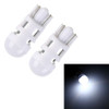 2 PCS T10 3W 200LM 6000K Car Clearance Lights Car Marker Light with 1 SMD-3030-LED Lamps, DC 12V(White Light)