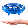 HXB-003R Infrared Sensing Control Mini Drone Four Axis Aircraft, Support Altitude Hold Mode, Easy Throw to Fly, Fast and Slow Speed, Anti-Collision(Blue)