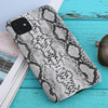 For iPhone 11 Snakeskin Pattern Paste Skin Protective Case(White)