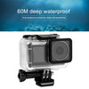 60m Underwater Waterproof Housing Diving Case for DJI Osmo Action, with Buckle Basic Mount & Screw (Transparent)