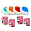 Colorful Camcorder Close-up Colored Lens Filter for Polaroid Fujifilm Instax Mini 9 8 8 7S KT Instant Film Cameras