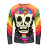 3D Digital Print Long Sleeve T-shirt for Men (Color:CT3002 Size:M)