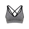 Women Fitness Yoga Sports Bra Come With Padding, Size: One Size(Black)