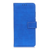 For Alcatel 3X Crocodile Texture Horizontal Flip Leather Case with Holder & Wallet & Card Slots & Photo Frame(Blue)