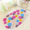 PVC Non- Slip Bath Mat Bathtub Mat Shower Mat(Color Flowers)