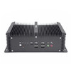 HYSTOU P12-I5-8250U Fanless Mini PC Intel Core i5-8250U Processor Quad Core up to 1.6GHz, RAM: 16G, ROM: 256G, Support Win 7 / 8 / 10 / Linux(Black)