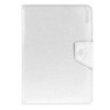 Universal Crazy Horse Texture Horizontal Flip Leather Case with Holder for 8 inch Tablet PC(White)
