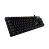 Logitech G512 RGB C-axis Mechanical Wired Gaming Keyboard, Length: 1.8m (Black)