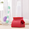 Toothpaste Facial Cleanser Hand Cream Automatic Squeezer Bathroom Supplies(Red)