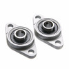 2 PCS  Diamond KFL-08 000 001 Bearing Housing Zinc Alloy Miniature Housing Bearing 3D Printer Accessories Universal, Size:KFL000 (inner diameter 10)