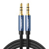 Ugreen AV112 Audio Cable 3.5mm Speaker Line Aux Cable, Length:0.5m(Blue)