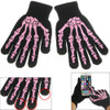 Skeleton Fingers Coating Gloves of Touch Screen, For iPhone, Galaxy, Huawei, Xiaomi, LG, HTC and Other Smart Phones(Pink)