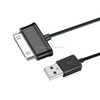 1m 30 Pin to USB Cable, For Galaxy Tab P1000 / P3100 / P5100 / P6200 / P6800 / P7100 / P7300 / P7500 / N5100 / N8000(Black)