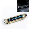 Hidden Rotatable Magnetic Phone Number Card Plate Temporary Parking Car Sticker