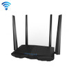 Tenda AC6 AC1200 Smart Dual-Band Wireless Router 5GHz 867Mbps + 2.4GHz 300Mbps WiFi Router with 4*5dBi External Antennas(Black)