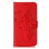 Feather Pattern Litchi Texture Horizontal Flip Leather Case with Wallet & Holder & Card Slots For Galaxy S10e(Red)