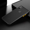 Shockproof  Frosted PC+ TPU Case for iPhone XS Max (Black)