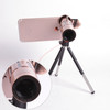 External 20X Telephone Lens for Mobile Phone with Tripod (Rose Gold)