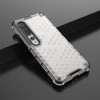 For Xiaomi Mi 10 Shockproof Honeycomb PC + TPU Protective Case(White)