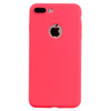 For iPhone 8 Plus / 7 Plus Candy Color TPU Case(Red)