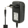 High Quality EU Plug AC 100-240V to DC 6V 2A Power Adapter, Tips: 5.5 x 2.1mm, Cable Length: 1.1m(Black)