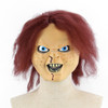 Halloween Festival Party Latex Ghost Baby Frightened Mask Headgear, with Hair