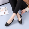 Women Shoes Hollow Rhinestone Pumps, Size:40(Black)