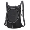 Nylon Waterproof Collapsible Backpack Women Men Travel Portable Comfort Lightweight Storage Folding Bag(Black)