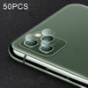 50 PCS Soft Fiber Back Camera Lens Film for iPhone 11 Pro