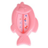 2 PCS Baby Water Thermometer Tub Toddler Shower Sensor Thermometer Plastic Temperature Measurement(Pink cartoon fish)