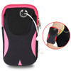 Multi-functional Sports Armband Waterproof Phone Bag for 5.5 Inch Screen Phone, Size: L(Black Pink)