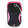 Multi-functional Sports Armband Waterproof Phone Bag for 5.5 Inch Screen Phone, Size: L(Black Pink)