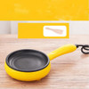 Multifunction Mini  Non-Stick Frying Pan Boiler Steamer Cooker Poached Eggpot(Yellow single frying pan + wooden shovel)(Yellow single frying pan + wooden shovel)