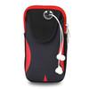 Multi-functional Sports Armband Waterproof Phone Bag for 5.5 Inch Screen Phone, Size: L(Black Red)