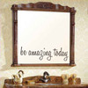 Bathroom Dressing Room Home Decor Removable Mural Wall Sticker, Size:58x17CM
