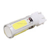 2PCS T25 Dual Wires 1250LM 20W + 5W 5 x COB LED White Light Brake Light Daytime Running Light Bulb, DC 12V