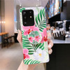 For Galaxy S20 Ultra Smooth Flower Series IMD TPU Mobile Phone Case With Folding Stand(Phalaenopsis KH2)