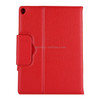 For iPad Pro 12.9 inch (2017) Detachable Bluetooth Keyboard + Litchi Texture Horizontal Flip Leather Case with Holder (Red)