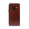 MOFI for Galaxy S9 PC+TPU+PU Leather Protective Back Cover Case (Dark Brown)