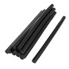 10 PCS 11mm Dia Soldering Iron Black Hot Melt Glue Sticks, Length:  270mm