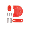 For Xiaomi M365 / M365 Pro Electric Scooter Foot Support Heightening Pad Rear Light Gasket (Red)