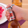 Ring Style Metal Beer Bottle & Can Opener, Inner Diameter: 2.2cm(Silver)