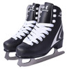 BING XING PVC Upper + Rubber + Stainless Steel Unisex Figure Skating Ice Skates, Size:35 Yards(Black)